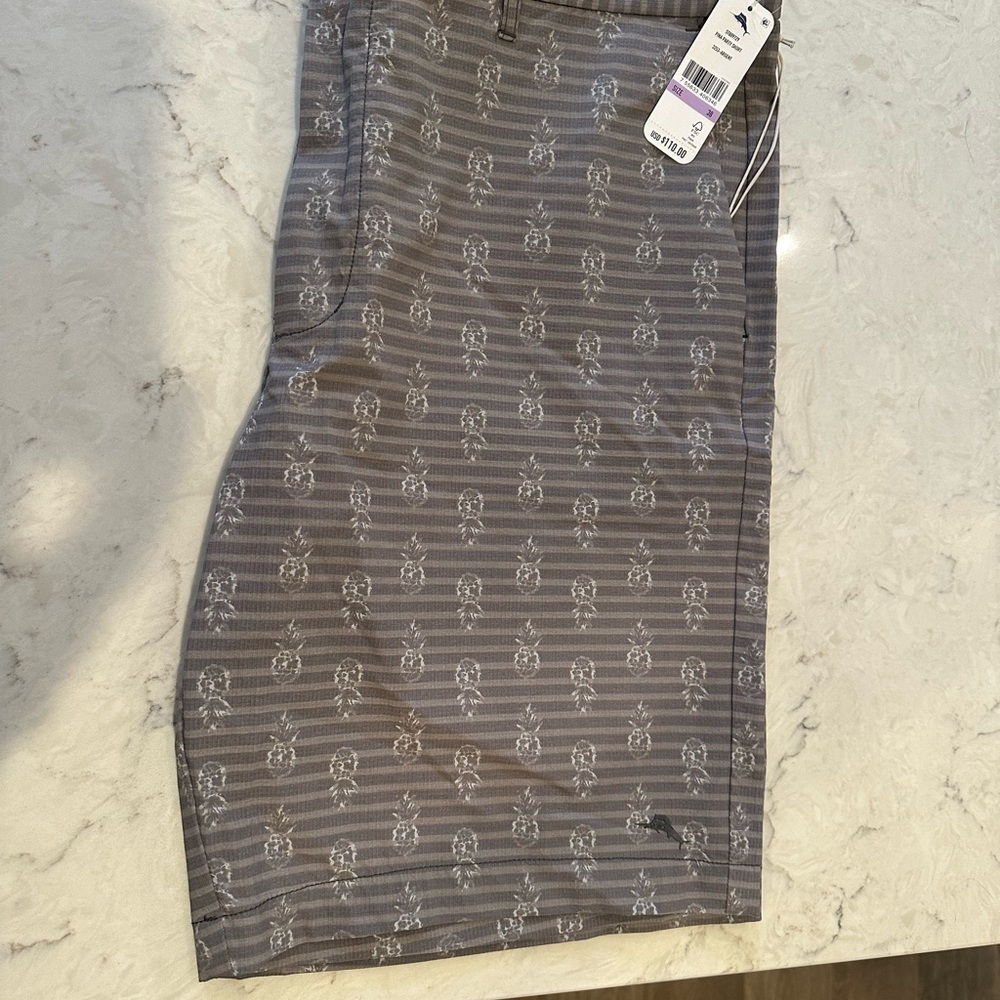 Men’s Tommy Bahama Pina Party Short/Size 38/Color -Argent - Picture 2 of 3